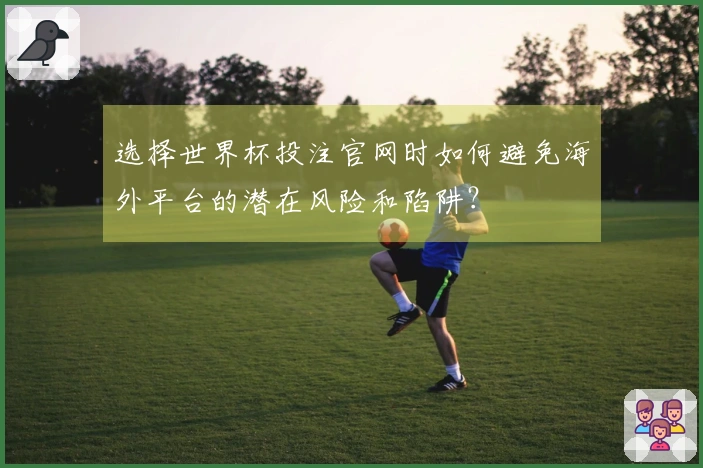 选择世界杯投注官网时如何避免海外平台的潜在风险和陷阱？