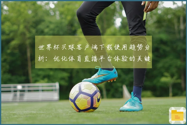 世界杯买球客户端下载使用趋势分析:优化体育直播平台体验的关键指南